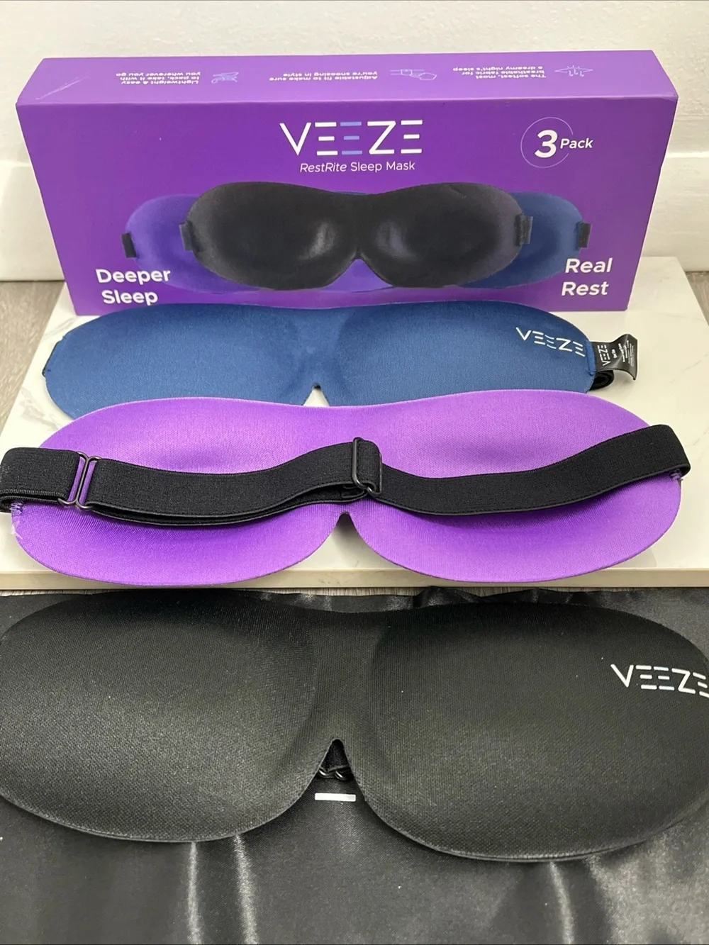 Veeze RestRite 3D sleep mask lot of 3